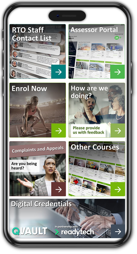 Student Information App Phone Image