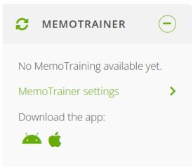 MemoTrainerWidget